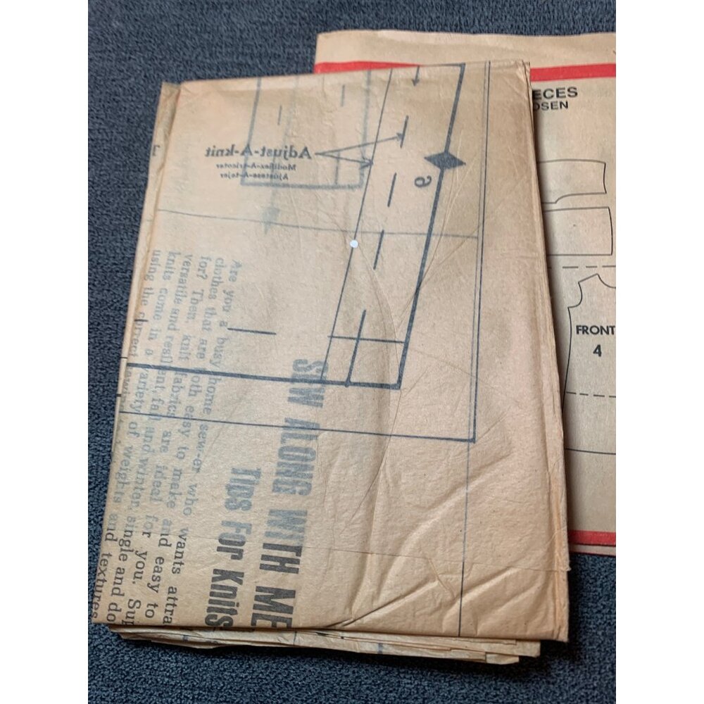 Vintage McCalls 3086 Sewing Pattern Womens Size 10 Coat Vest Pants Shorts Uncut - Picture 4 of 5